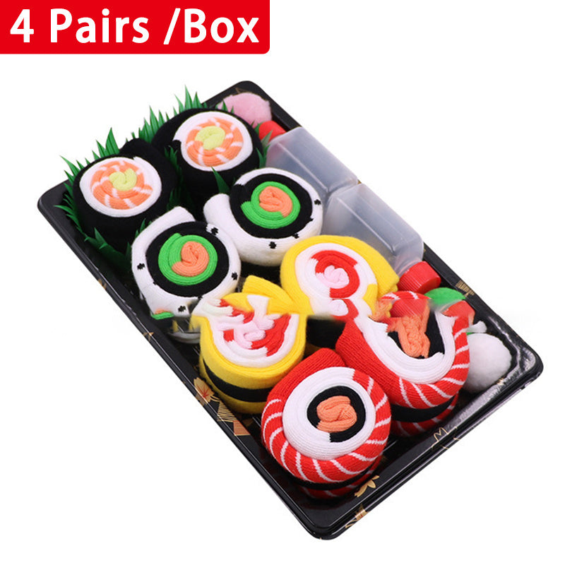 Medium Tube Sushi Socks Lunch Box