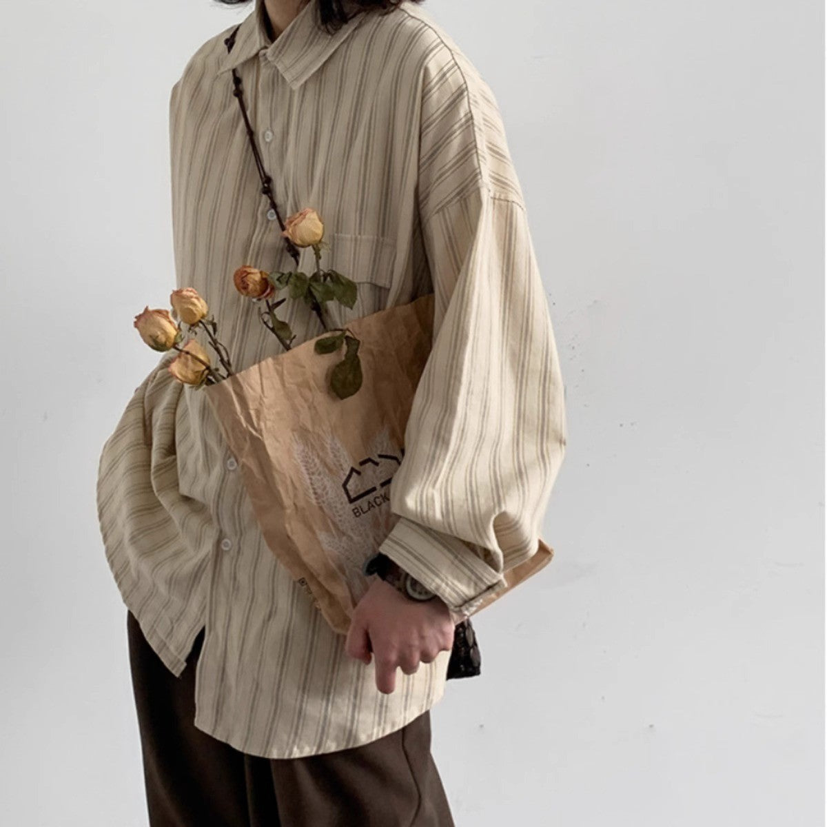 Japanese-style Retro Loose Long Sleeve Shirt