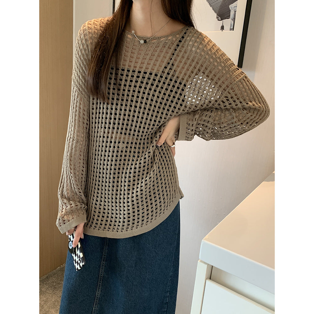 Slim Ultra-Loose Knit Sweater Niche Design