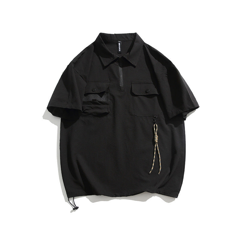 Shaped Forward Short Sleeve Shirt