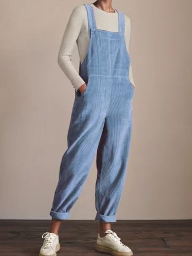 Corduroy Casual Overalls