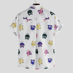 Cat Mood Print Shirt
