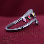 Adjustable Rainbow Snake Ring