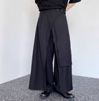 Multi Layered Irregular Large Skirt Pants
