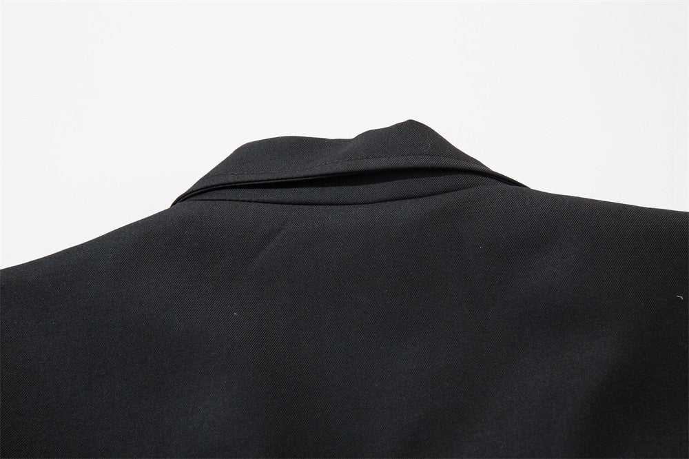 Designer Zipper Casual Suit Jacket