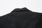 Designer Zipper Casual Suit Jacket