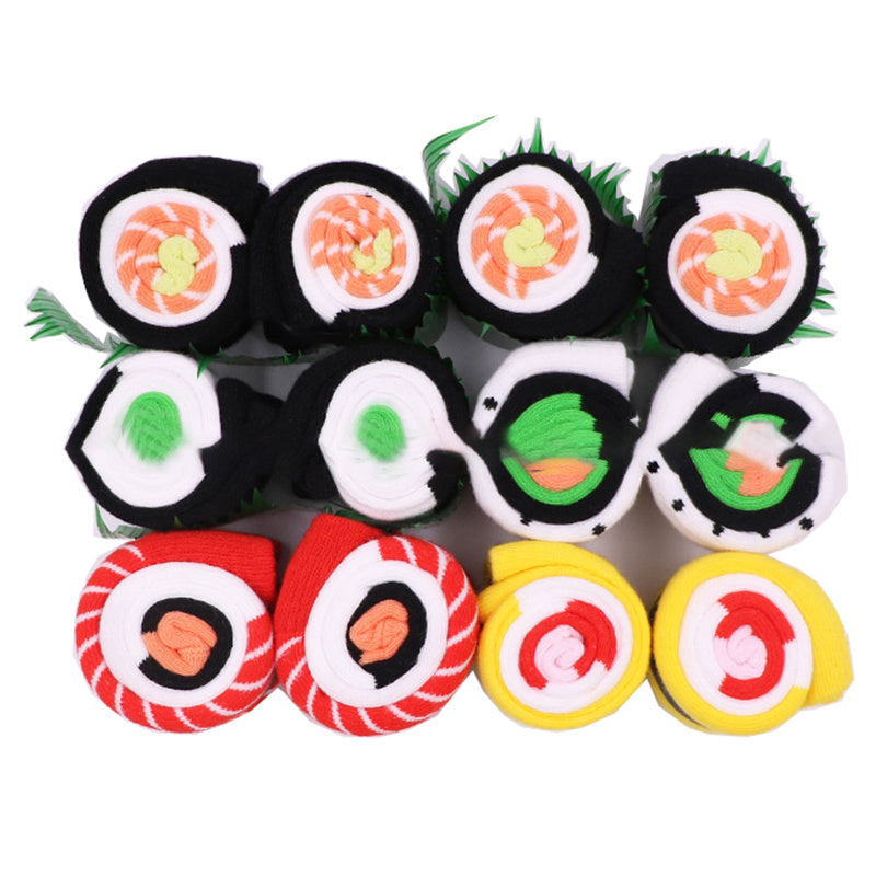 Medium Tube Sushi Socks Lunch Box