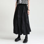 Loose High Waist Mid-length Niche A-Line Skirt