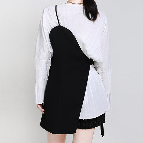 Black Half-Vest/Skirt Accessory