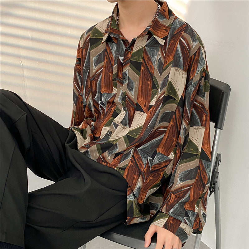 Oversized Pattern-Printed Blouses