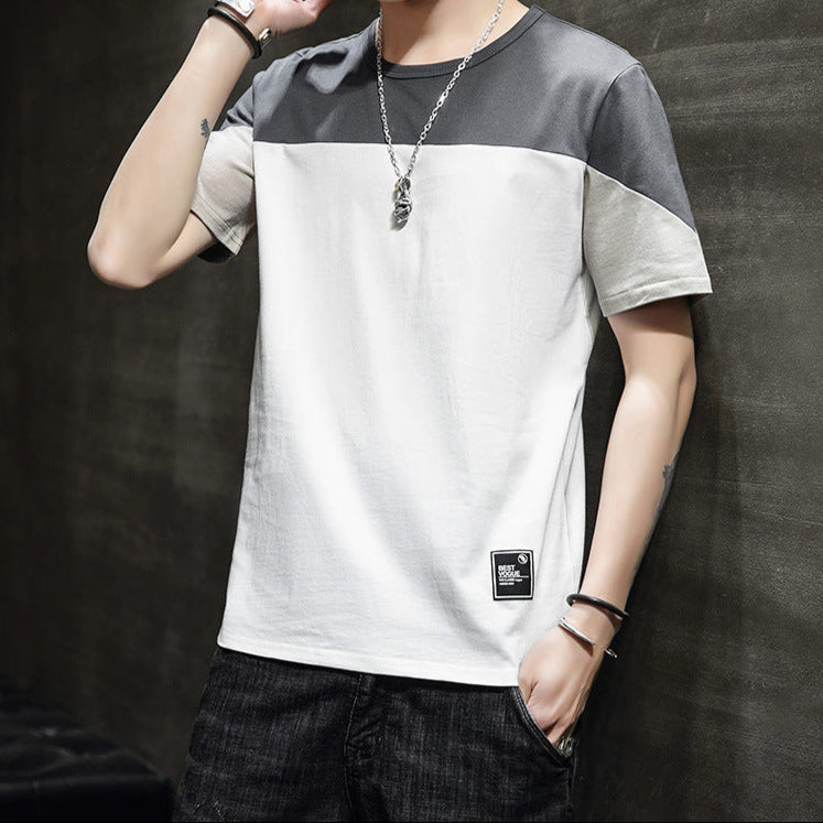 Stitched Loose Casual Modern-look T-shirt
