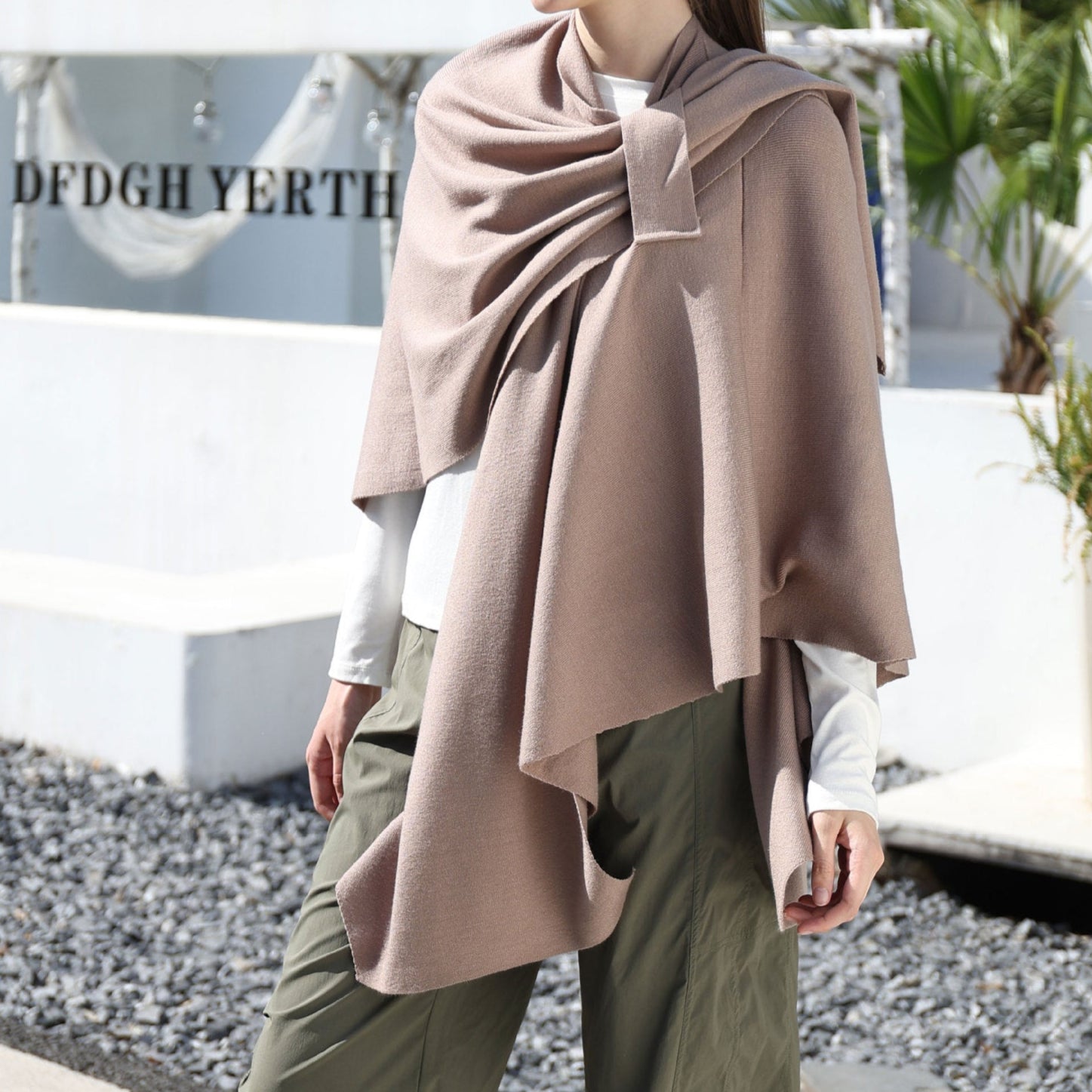 Side Strap Shawl