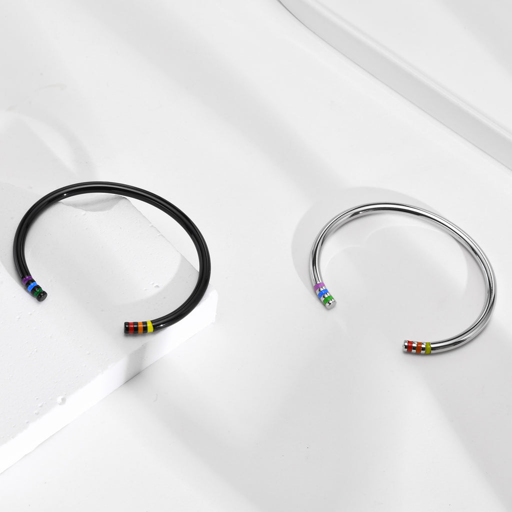 Six-color Rainbow Minimalist Bracelet