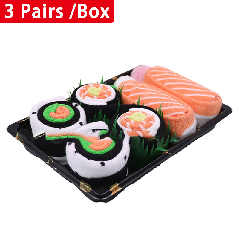 Medium Tube Sushi Socks Lunch Box