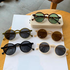 Small Round Frame UV Protection Sunglasses