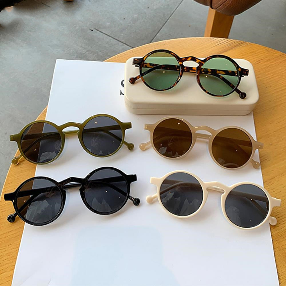 Small Round Frame UV Protection Sunglasses
