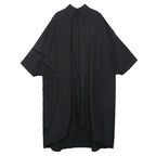 Irregular plus size shirt/shirt dress