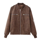 Casual Street Pleather Jacket