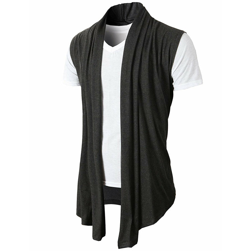 Formless Sleeveless Cardigan