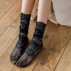 Vintage Lace Hollow Lace Tube Socks