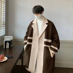 Wide Trim Swagger Coat
