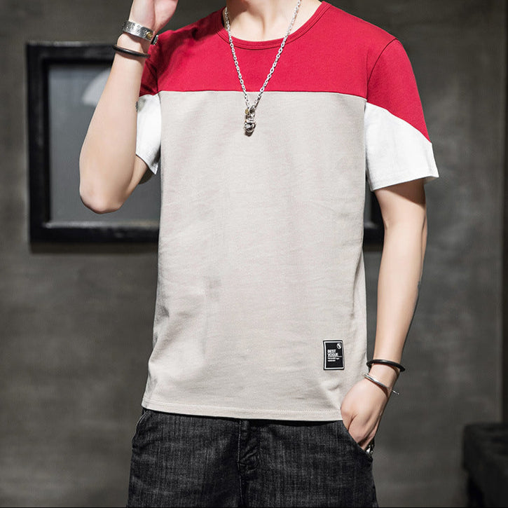 Stitched Loose Casual Modern-look T-shirt