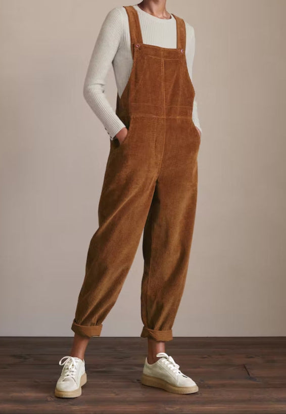 Corduroy Casual Overalls