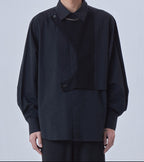 Deconstructed Loose Long Sleeve Shirt