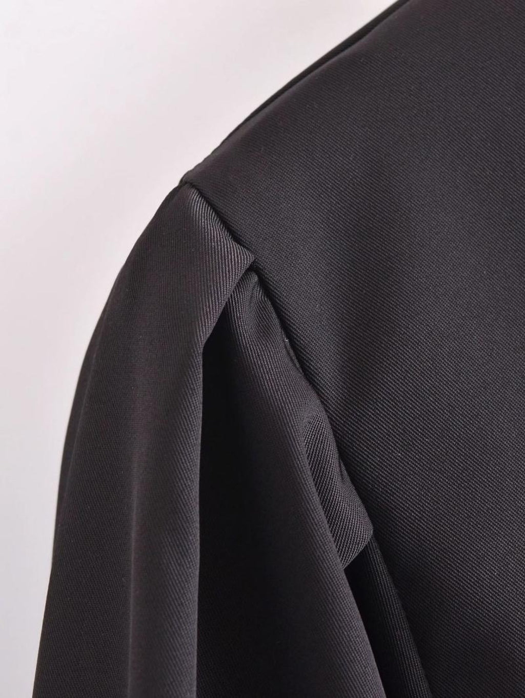 Black Asymmetrical Long Shirt / Shirtdress