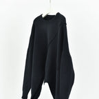 Asymmetrical Stitching Japanese Style Batwing Sweater