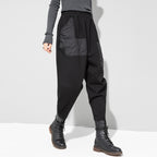 Tapered Asymmetrical Low Bottom Capris
