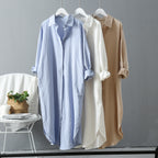 Extra Long Dress Shirt - Mid-Length Sleeve