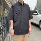 Ring Black Short Sleeve Shirt