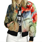 Floral Collection Varsity Jacket