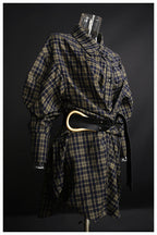 Loose Korean-Style Retro Mid-length Shirt With Belt
