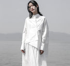 Niche Irregular Layered Shirt