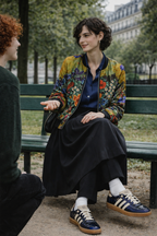 Floral Collection Varsity Jacket