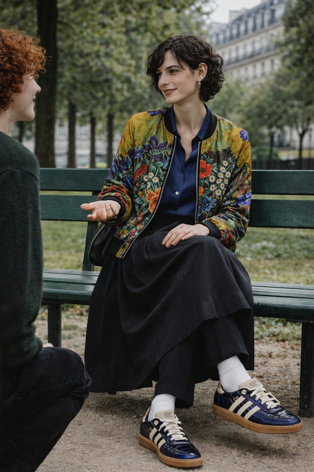 Floral Collection Varsity Jacket