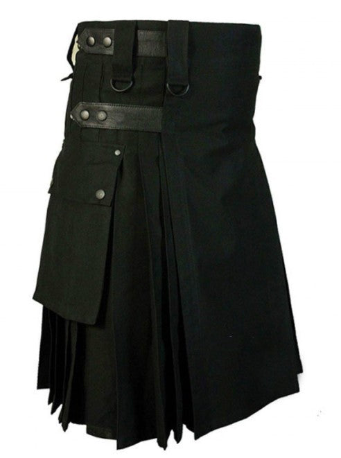 Rugged Pleated Skirt