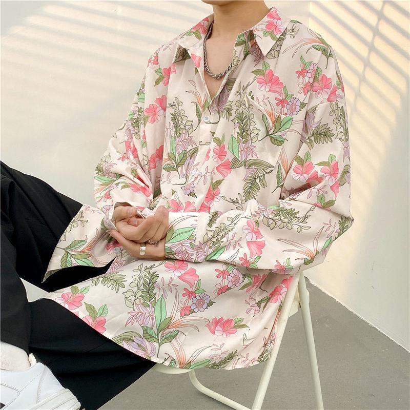 Oversized Pattern-Printed Blouses