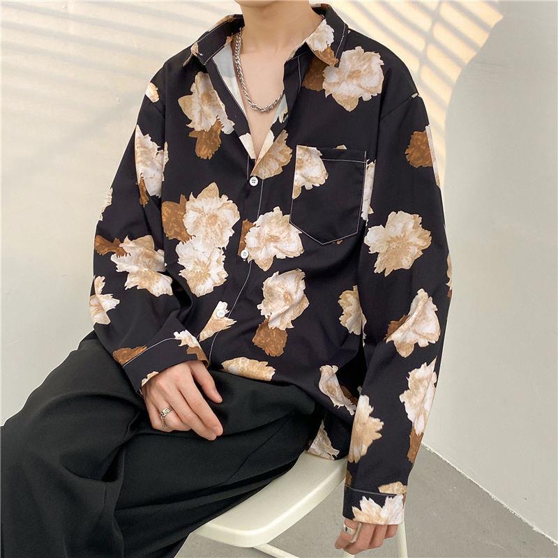 Oversized Pattern-Printed Blouses