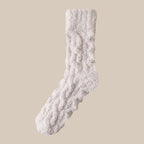 Warm Fuzzy Coral Socks