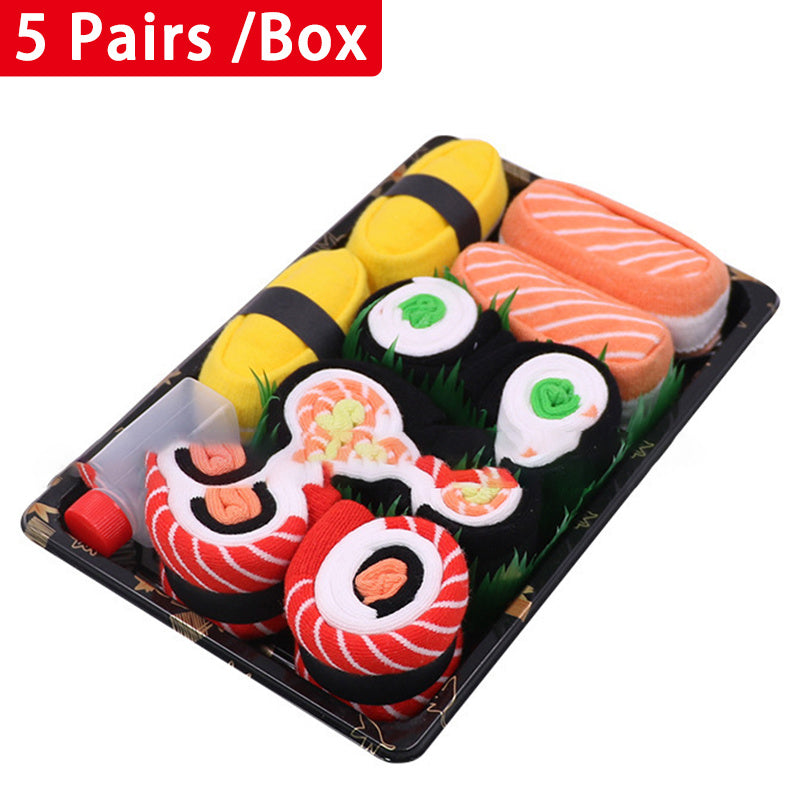 Medium Tube Sushi Socks Lunch Box