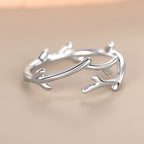Minimalist Branches Adjustable Ring