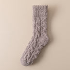 Warm Fuzzy Coral Socks