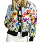 Floral Collection Varsity Jacket