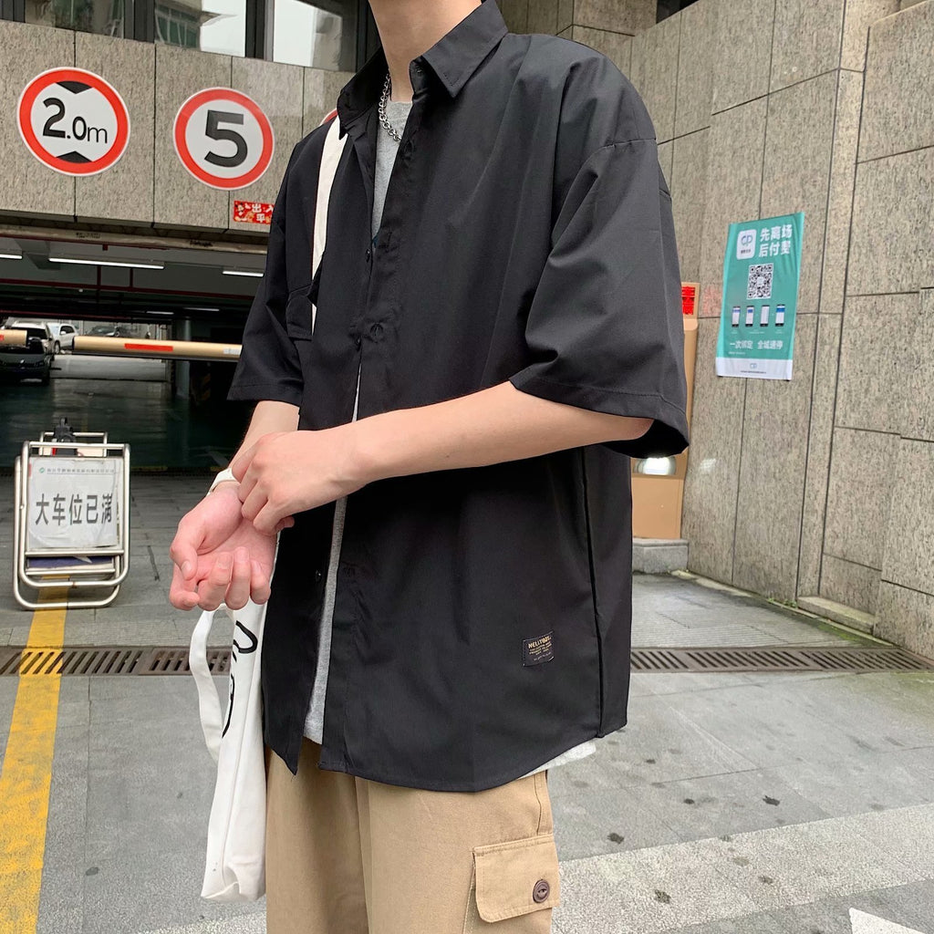 Ring Black Short Sleeve Shirt