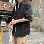Ring Black Short Sleeve Shirt