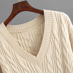 Fashionable Wide Leg Pants Sweater Suit
