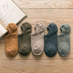 Patterned Weave Ankle Socks